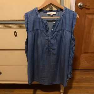 Ann Taylor Loft Denim Top